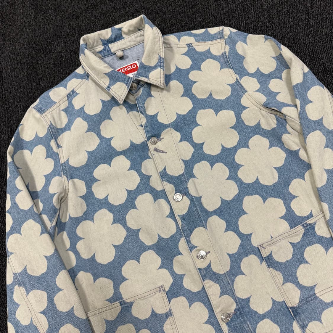 겐조 플라워 하나 닷 데님 셔츠 자켓  상품이미지2