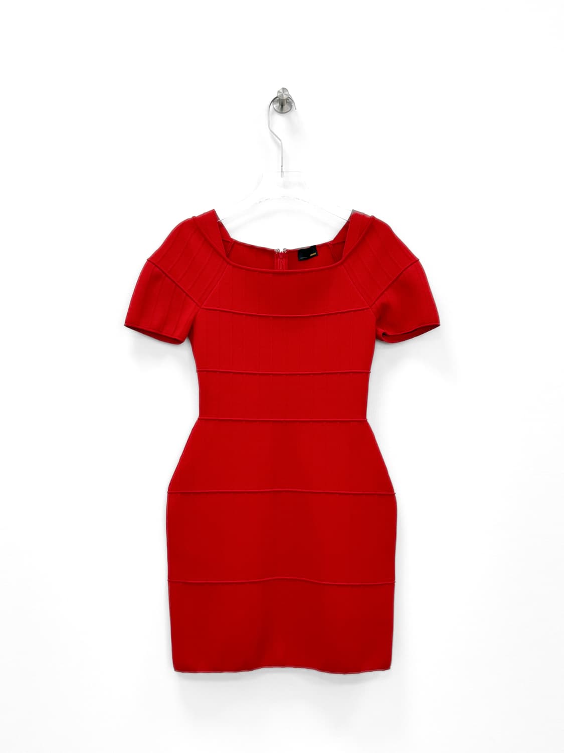 펜디 레드 바디콘 드레스 상품이미지1