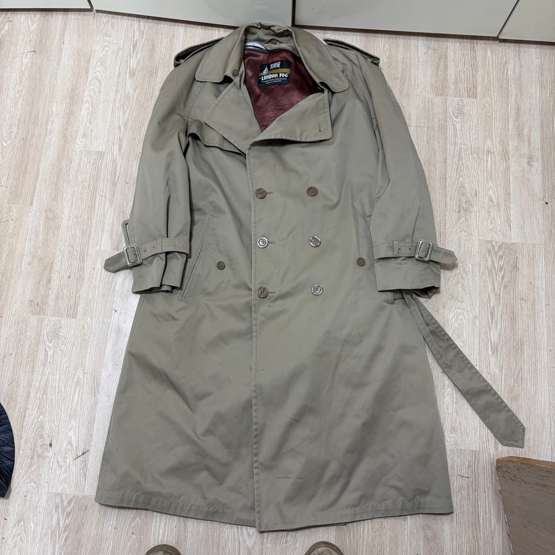 런던포그 안감내피 더플 트렌치코트 L/100  상품이미지1