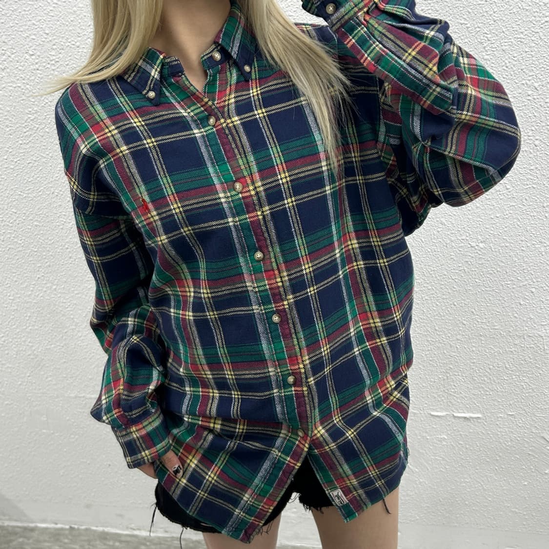 폴로 랄프로렌 레드포니 타탄체크 셔츠 XXL 상품이미지1