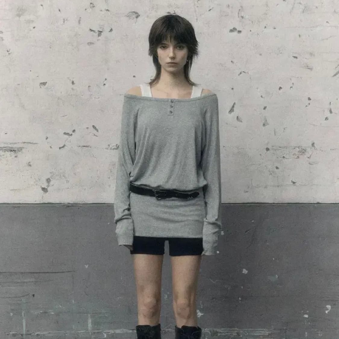 보헤미안서울 보트넥 원피스 상품이미지1