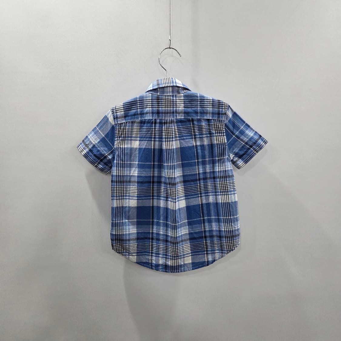 폴로랄프로렌 키즈 버튼다운 체크 반팔셔츠 3T 상품이미지5