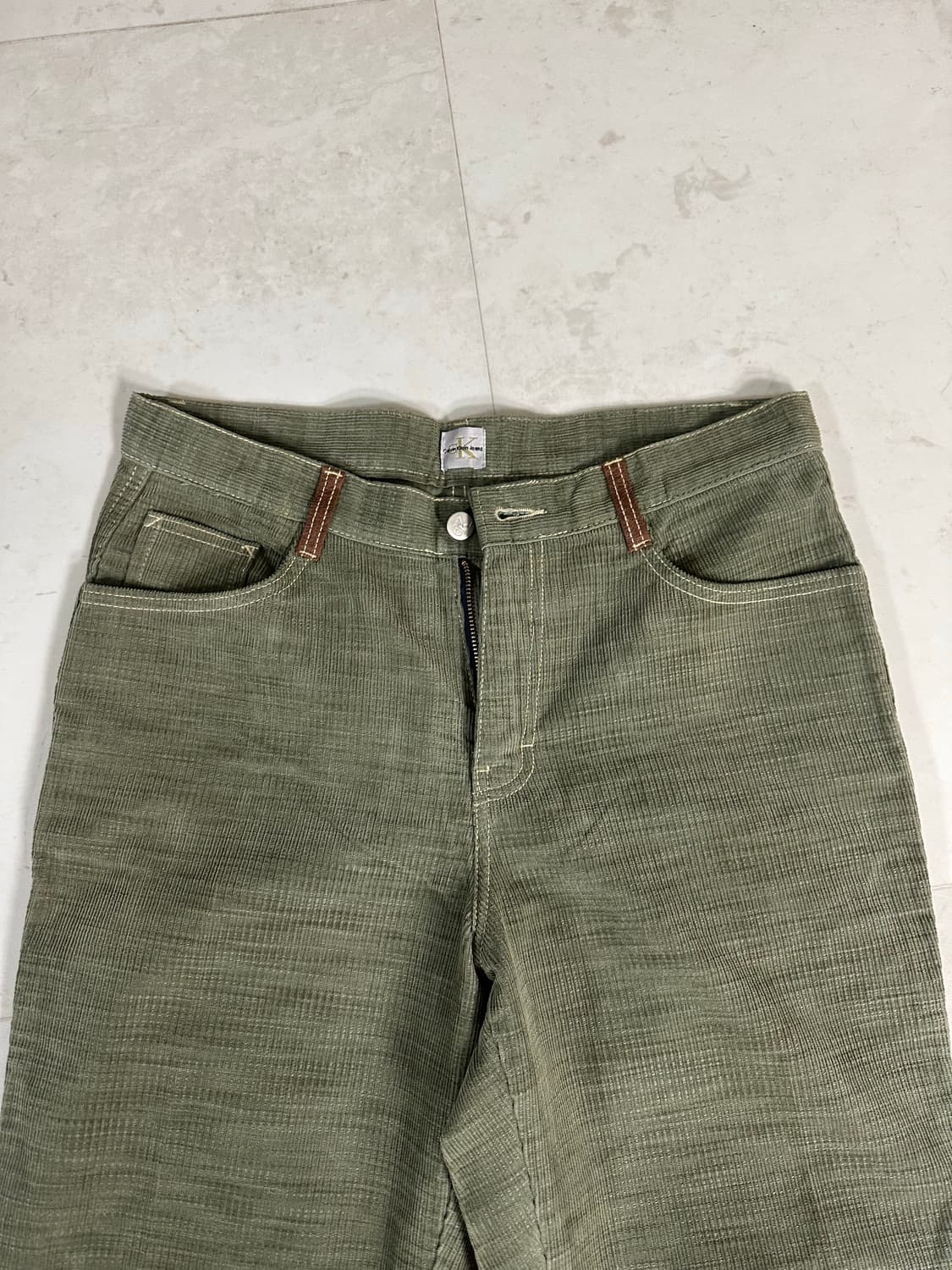 캘빈클라인 빈티지 코듀로이 레더포켓 데님 상품이미지2