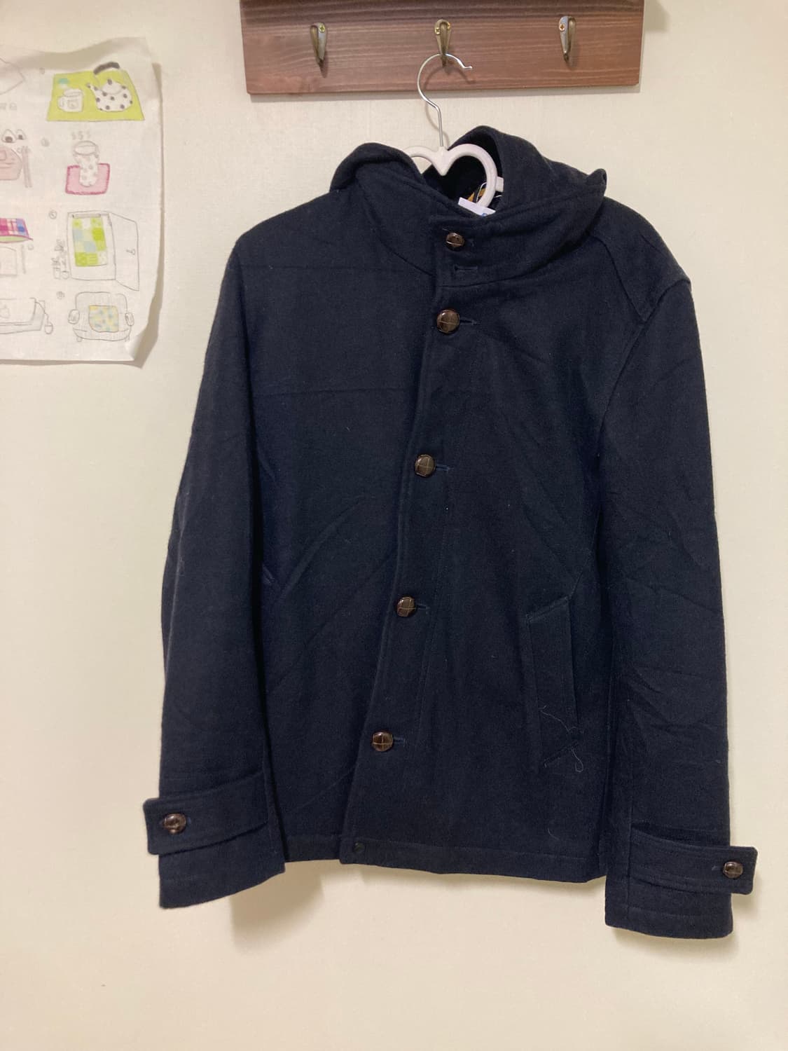 메론빵단추 남색코트 상품이미지8