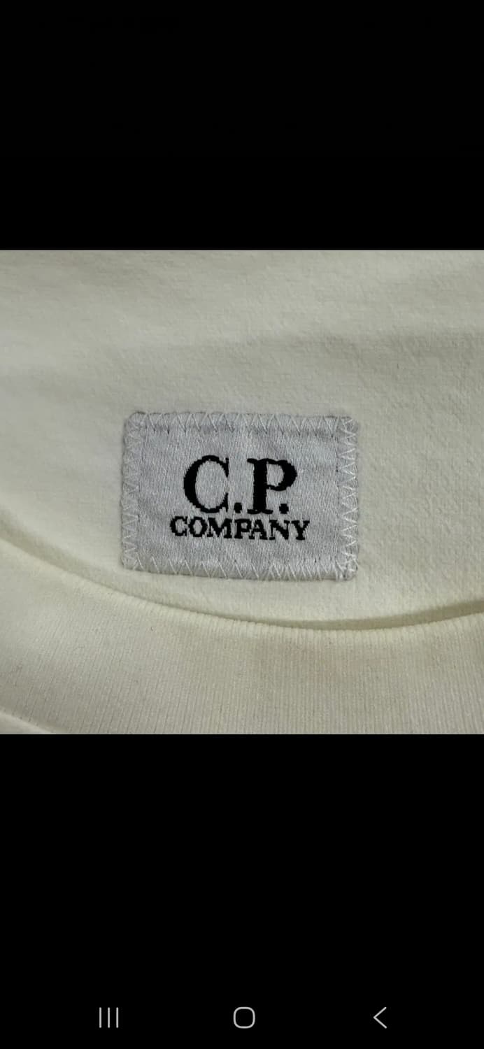 [정품/105] C.P. 컴퍼니 화이트 포켓 긴팔 티셔츠 c1 상품이미지5