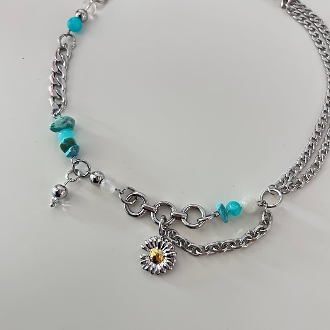 Mint point daisy necklace 상품이미지2