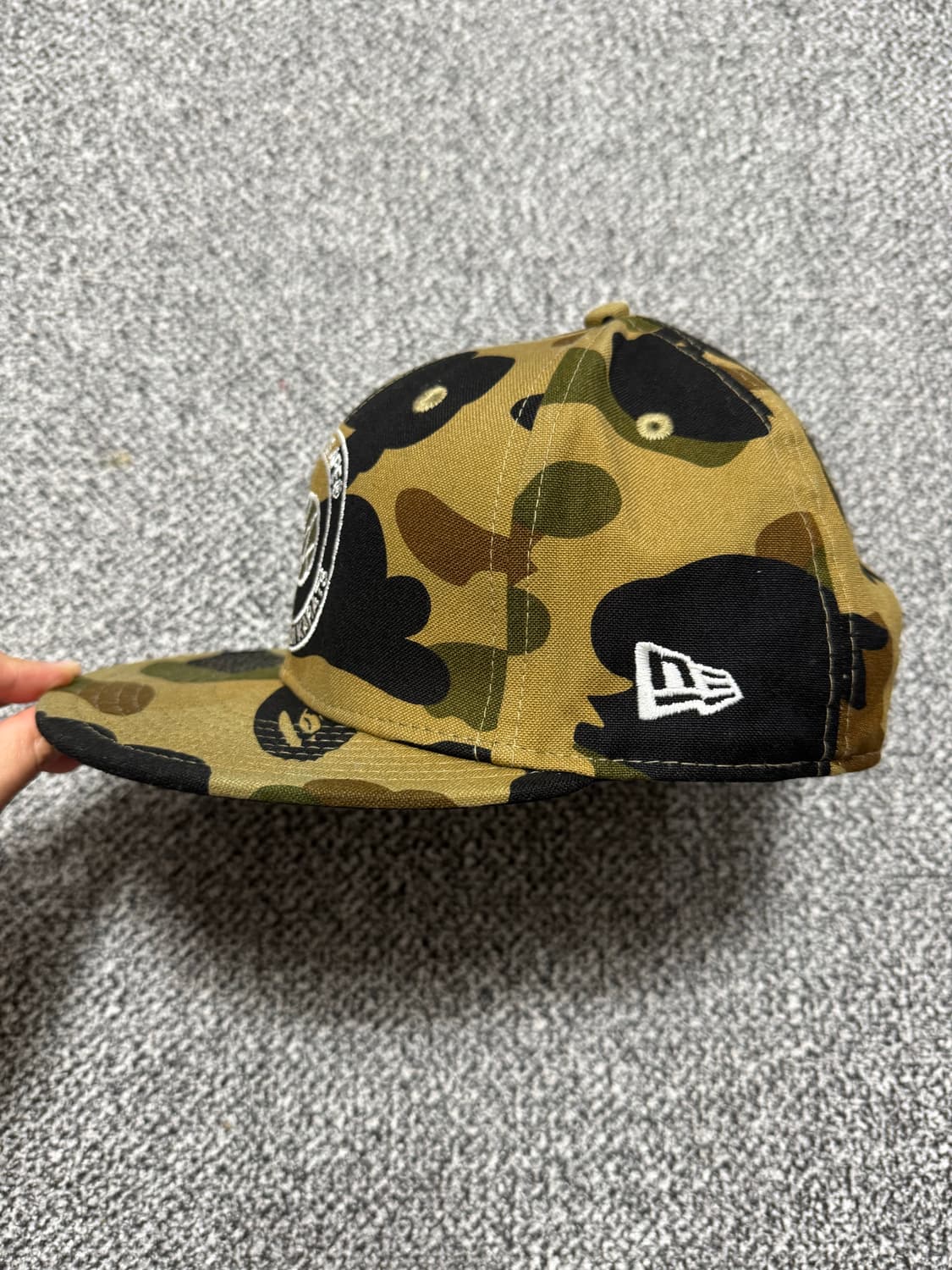 베이프 x 24karats x 뉴에라 카모플라주 캡 모자 상품이미지4