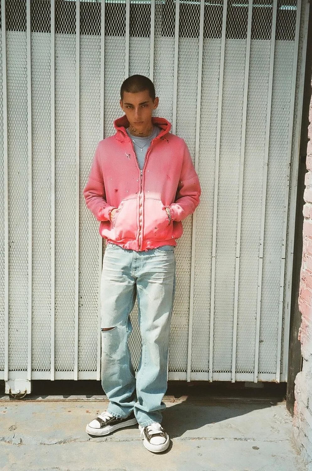 무지무지 집업 후디 레드 L 상품이미지2