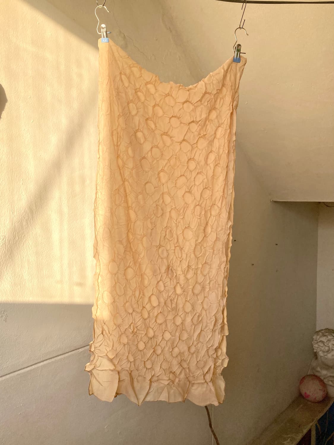 아이보리 에스닉 도트 머플러 상품이미지1