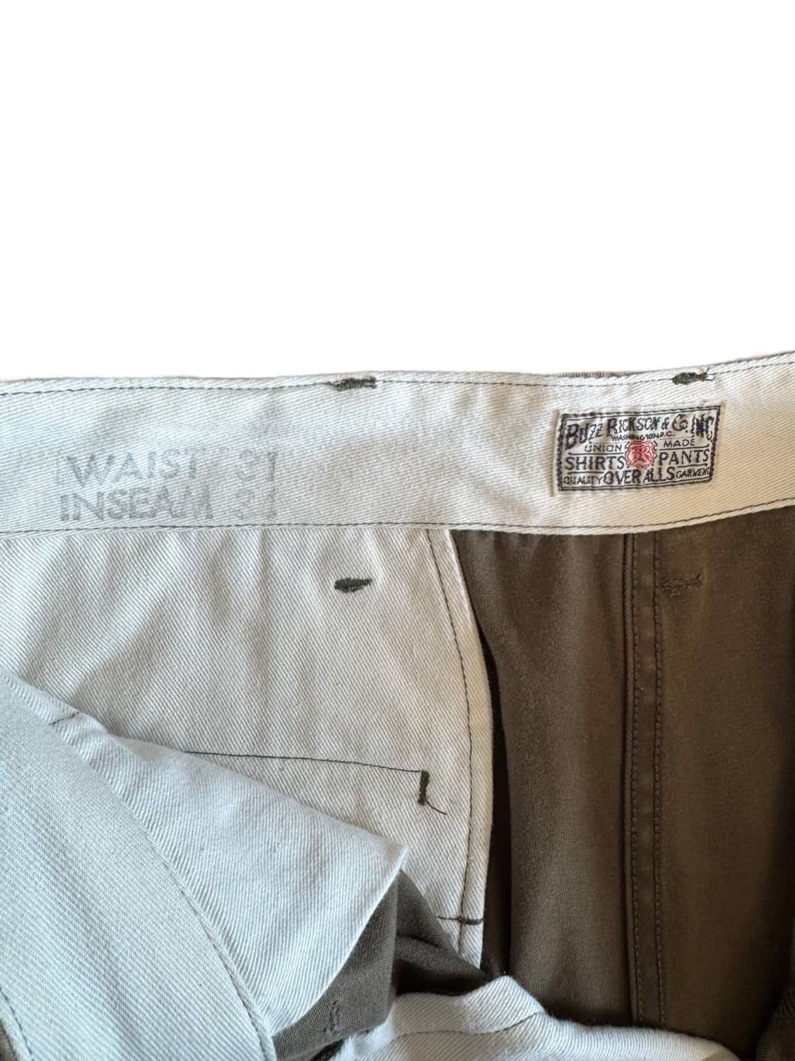 Buzz Rickson’s officer chino pants (30) 상품이미지4