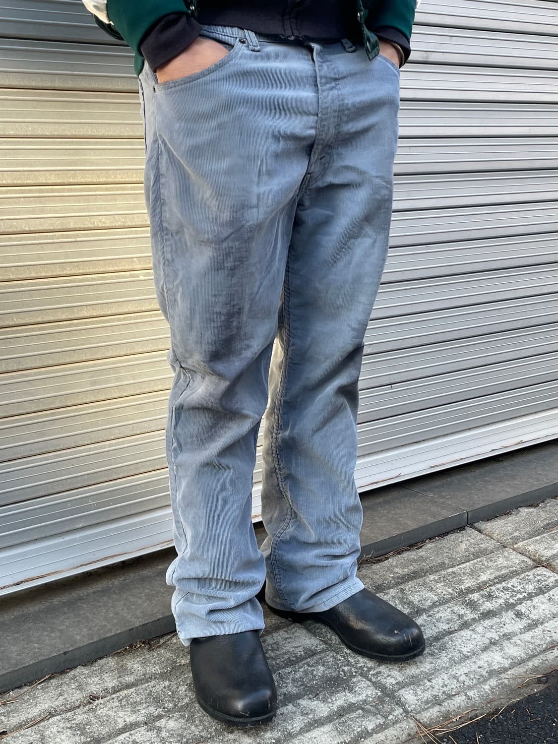90s Levis 517 Corduroy Distressed 상품이미지5
