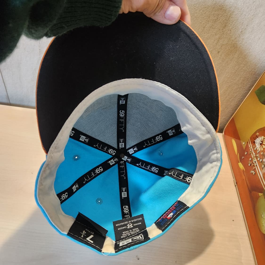 New Era 59FIFTY 샌프란시스코 자이언츠 캡 🧢 그레이×옐로우 상품이미지8