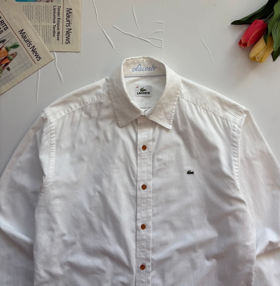 Lacoste 라코스테 화이트 셔츠 상품이미지3