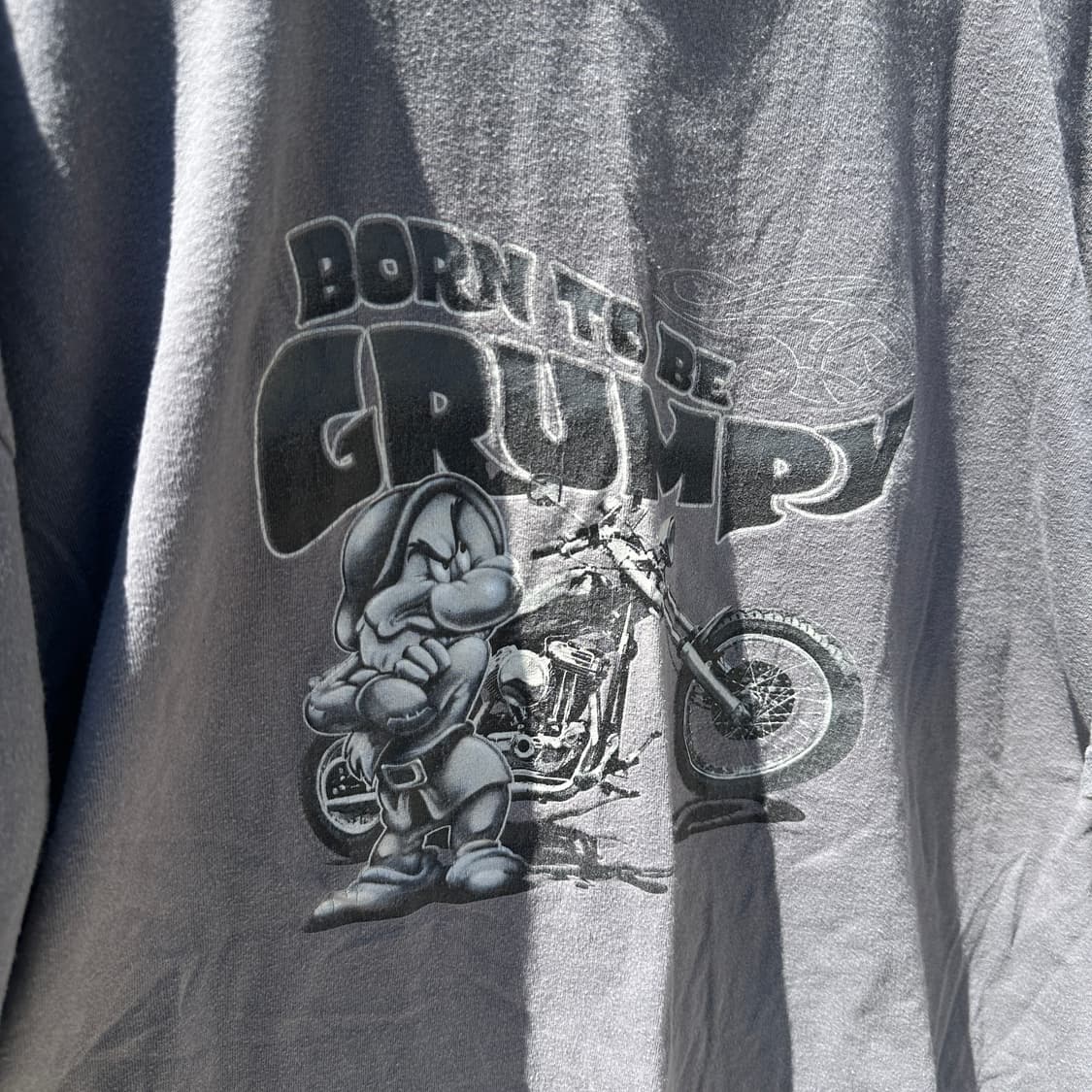 00's disney born to be grumpy t shirt 상품이미지2