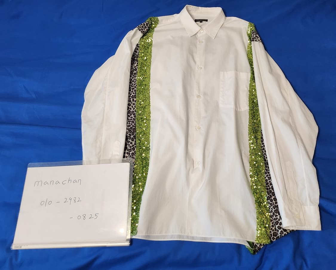 꼼데가르송 옴므 플러스Comme Des Garcons/스팽글 셔츠/M 상품이미지1