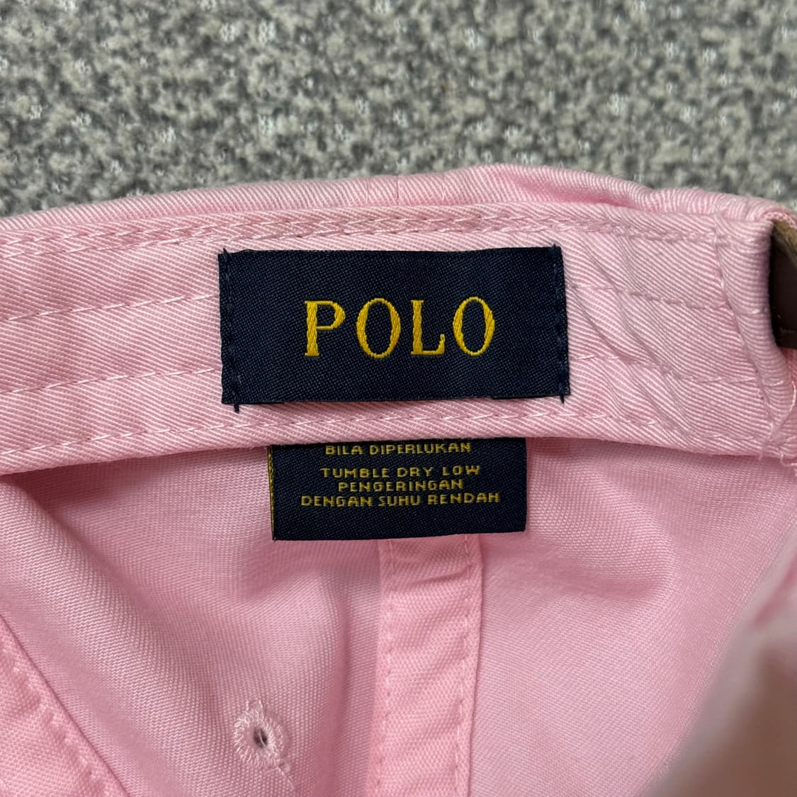 폴로 랄프로렌 볼캡 벚꽃색 상품이미지5