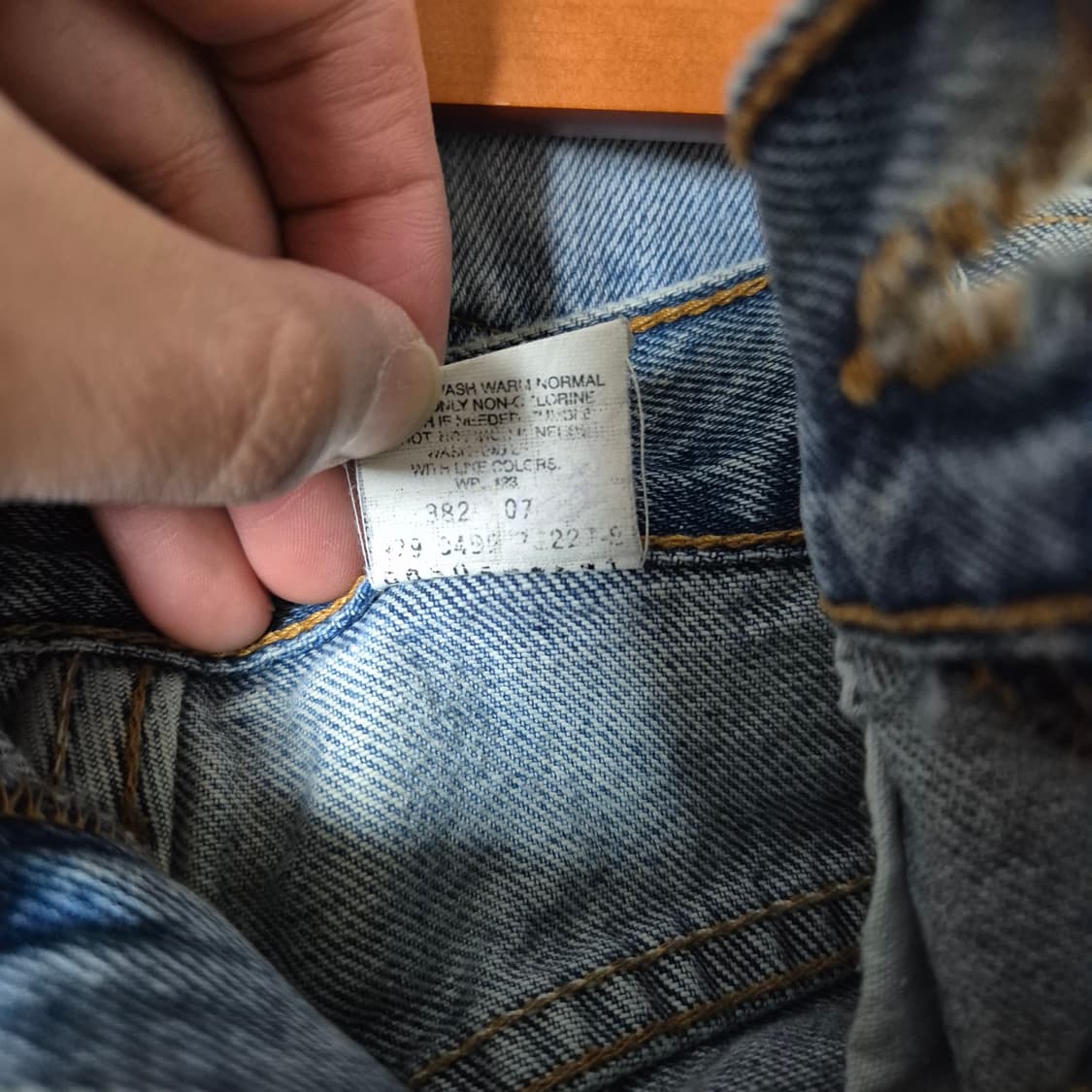 90's Made In USA 리바이스 Levis 501 데님팬츠 상품이미지6