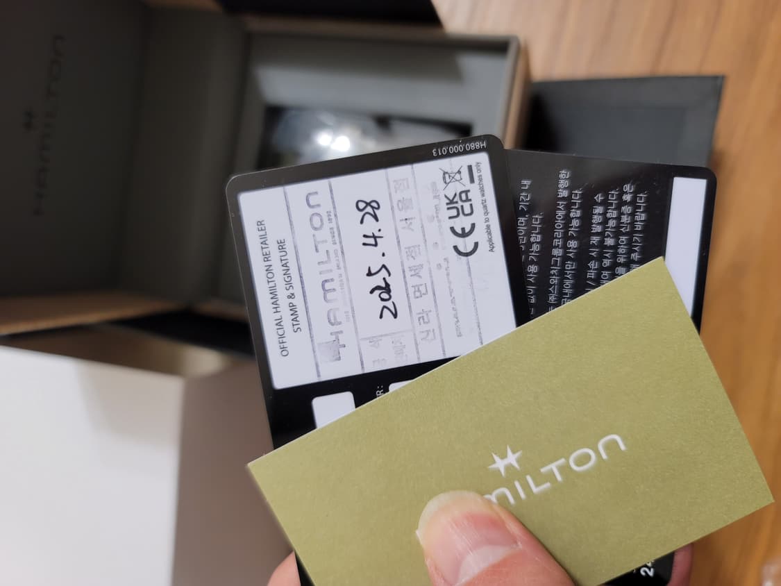 해밀턴 카키 필드 메카니컬 38mm 새제품 상품이미지6