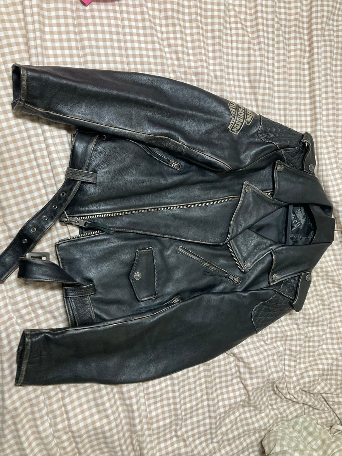 할리 라이더 자켓 (100프로소가죽) 상품이미지1