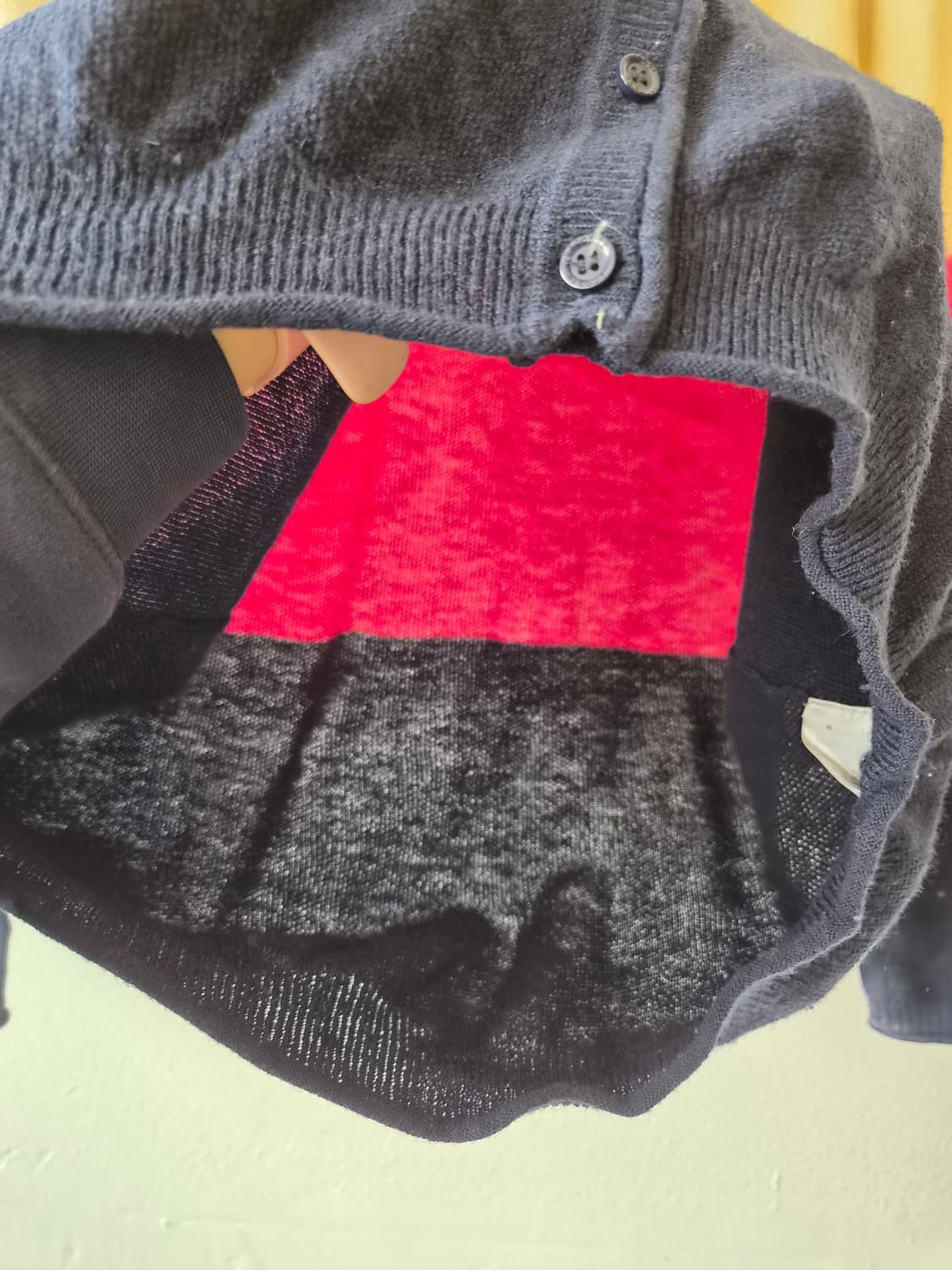 라코스테 여성 울100배색가디건 36가디건 상품이미지6