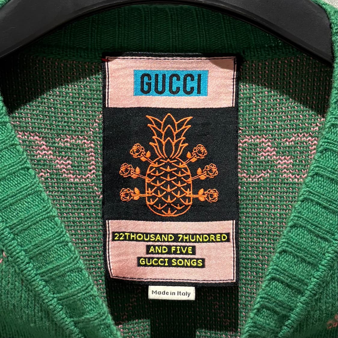 (L)구찌 파인애플 자카드 니트 상품이미지2