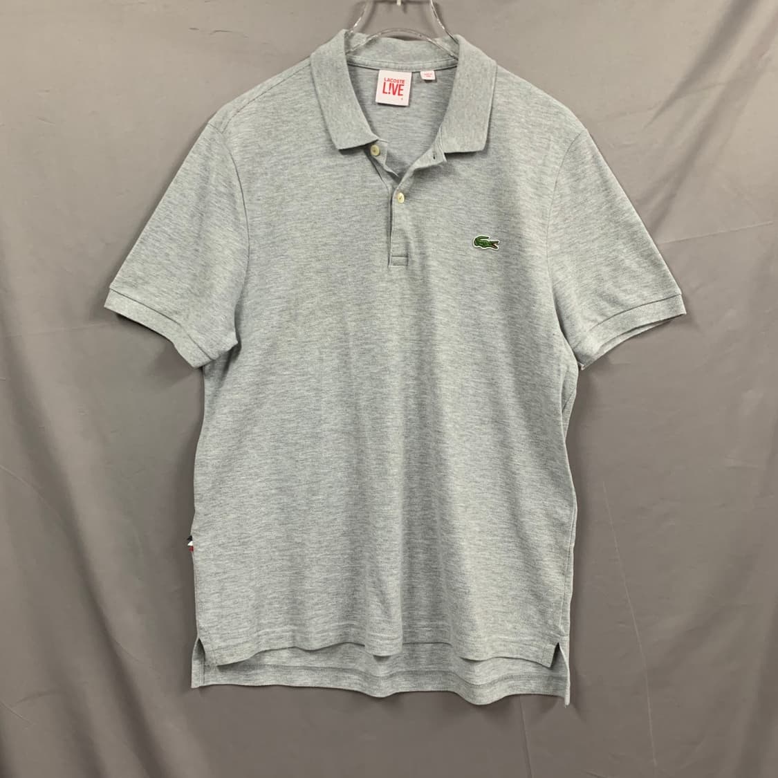 L 라코스테 라이브 그레이 PK 폴로 반팔 카라티 상품이미지1