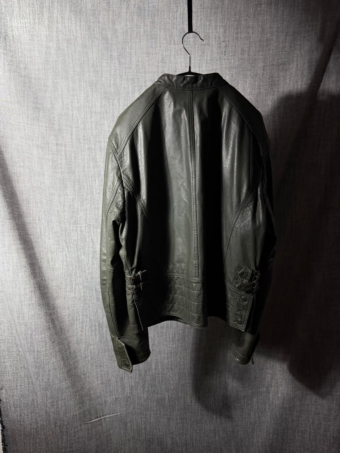 DKNY 램스킨 레더자켓 상품이미지2