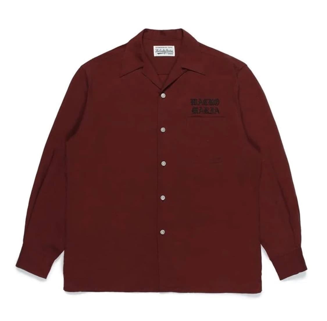 [M] 와코마리아 50s 셔츠 버건디 상품이미지1