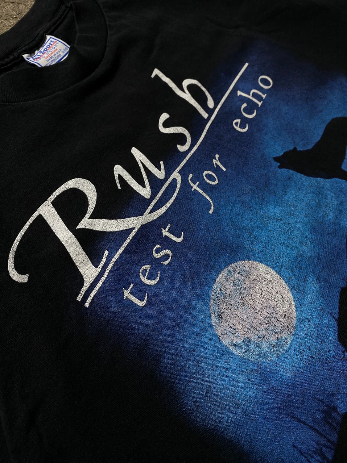 90s 빈티지 러쉬 티셔츠 USA Made 밴드티 상품이미지4