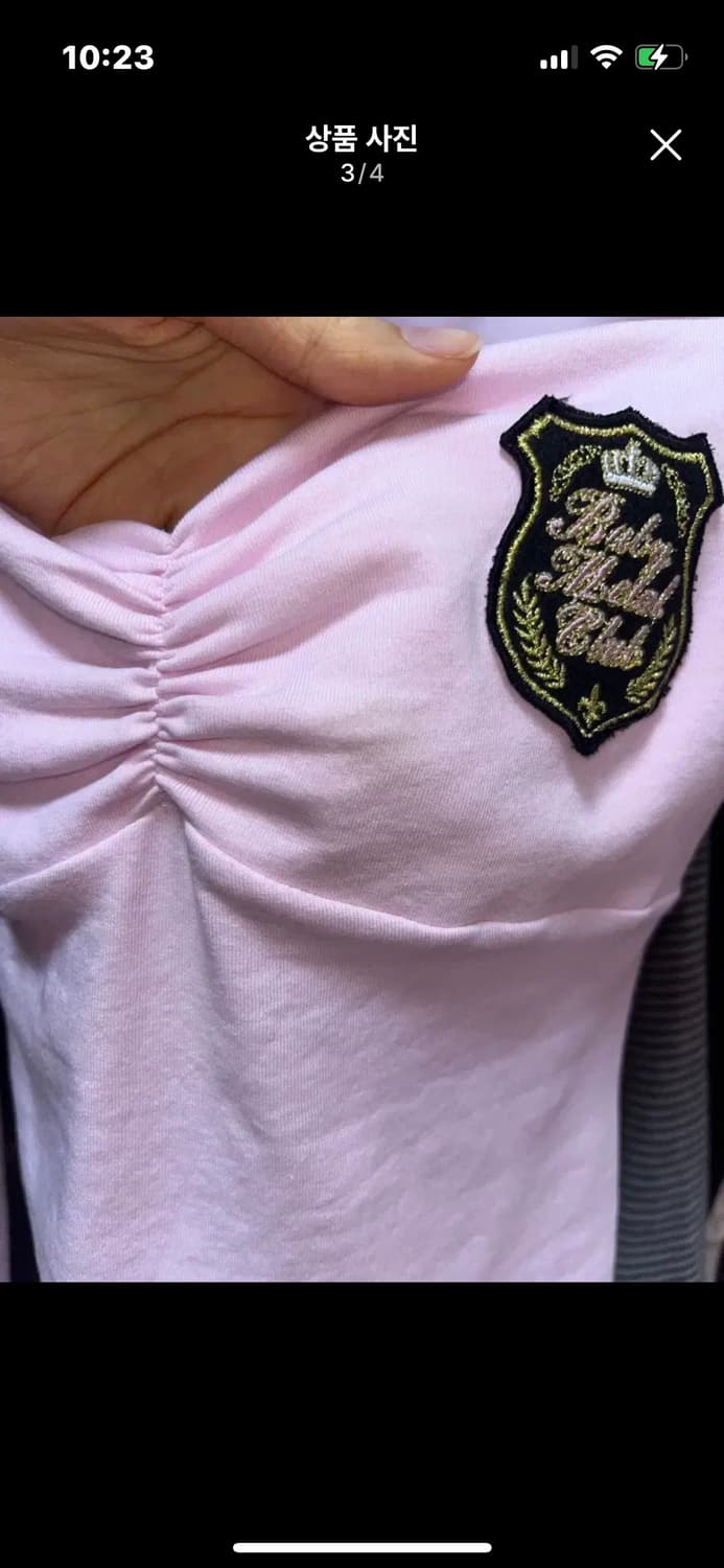 베이비메탈클럽 차미 챠미 카라 탑 티셔츠 베메클 갸루 상품이미지3