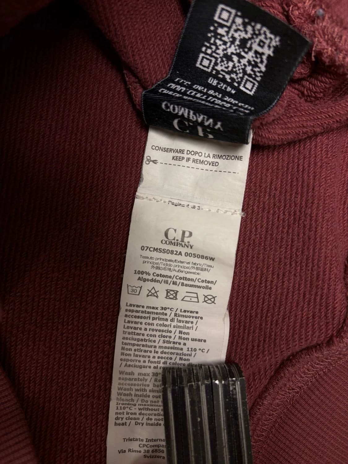  C.P. 컴퍼니 렌즈 디테일 크루넥 스웻셔츠 상품이미지7