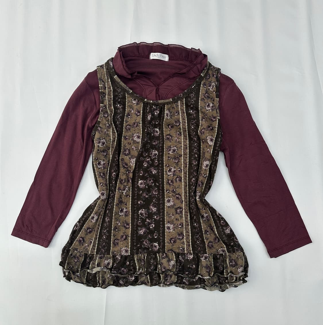 ♥️슈슈룬 쇼콜라 코디세트♥️ 레이어드 프릴 러블리 로맨틱 갸루 상품이미지5