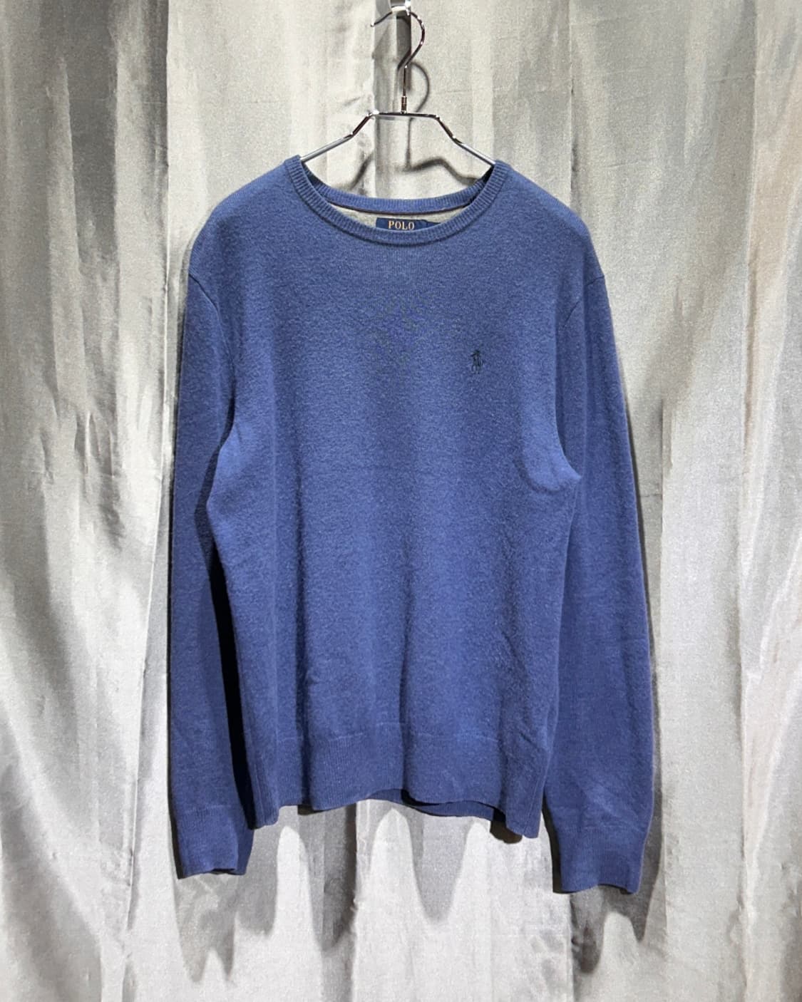 M 폴로랄프로렌 네이비 포니 블루 울 니트 상품이미지2