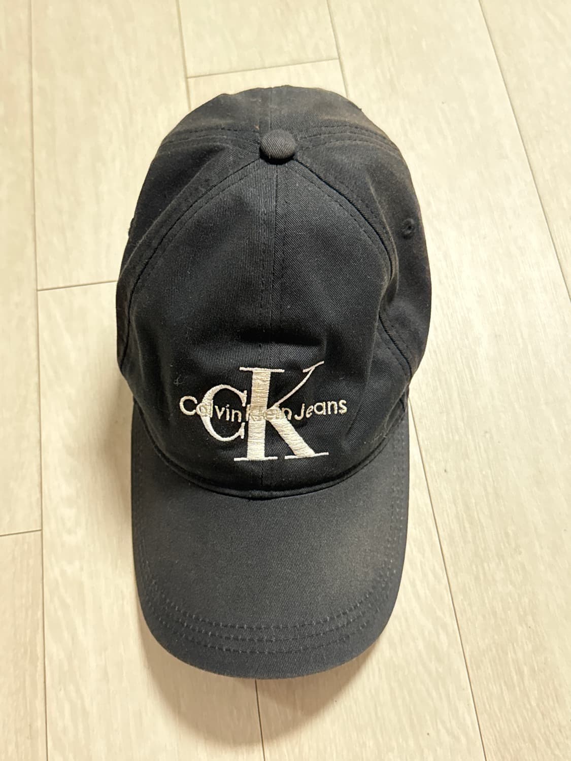 캘빈클라인 블랙 로고 볼캡 상품이미지1