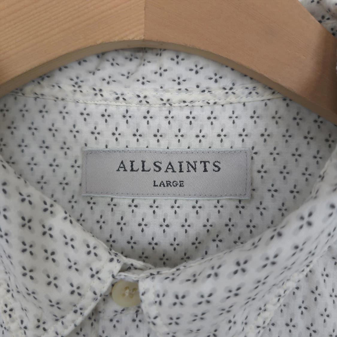 올세인츠 ALLSAINTS 남성 패턴 반팔 셔츠 L 상품이미지6
