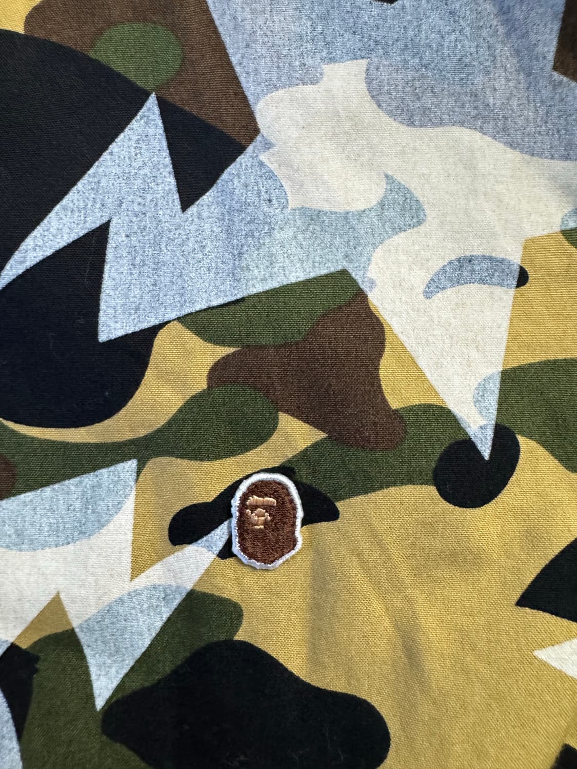 베이프 녹계 스타 셔츠 (정품) 상품이미지3