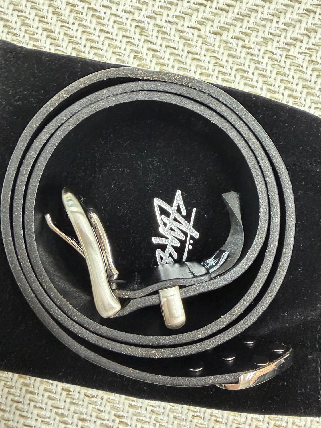 STUSSY METAL S TIP BELT 상품이미지3