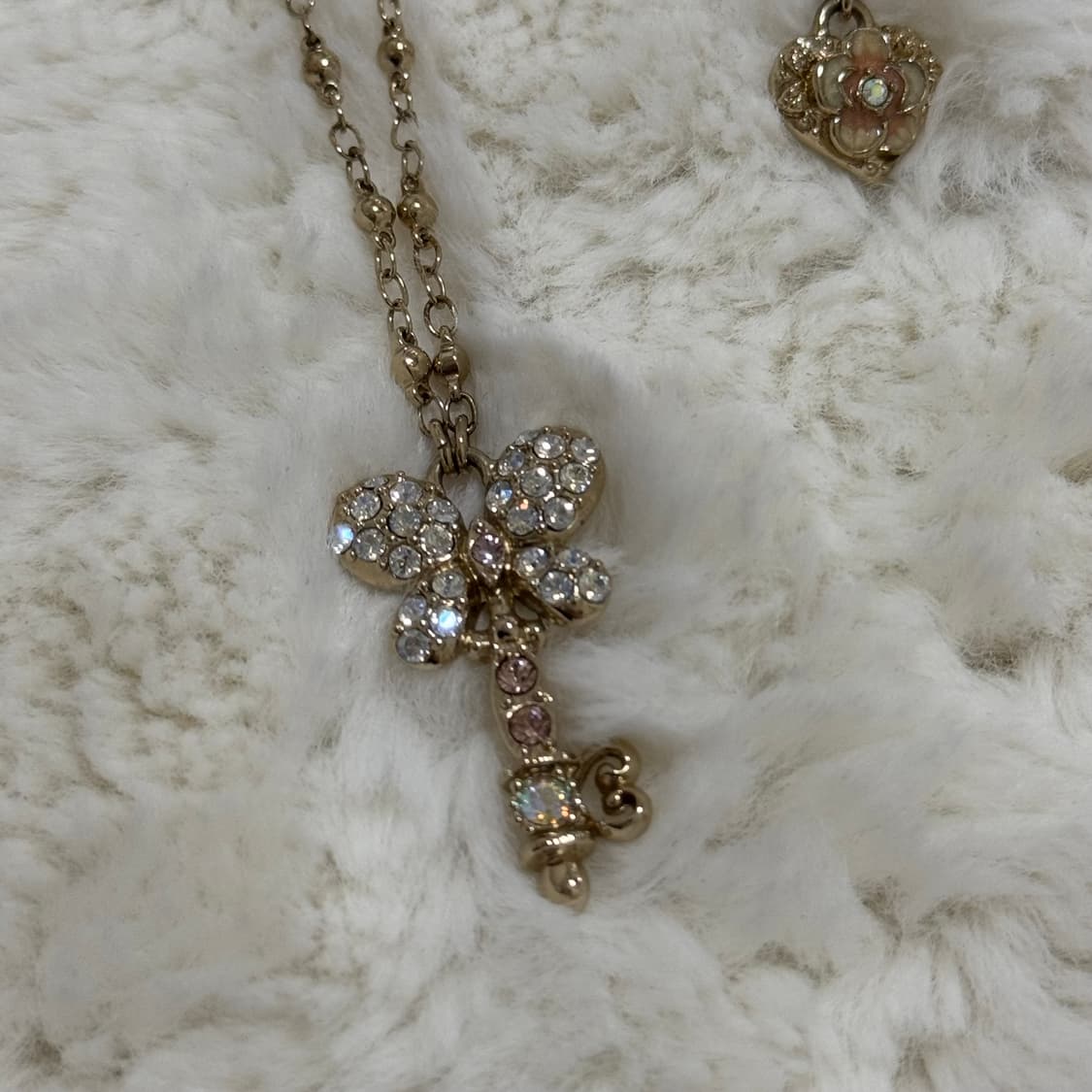 ANNA SUI 안나수이 나비열쇠 목걸이 2종 SET 빈티지 상품이미지4