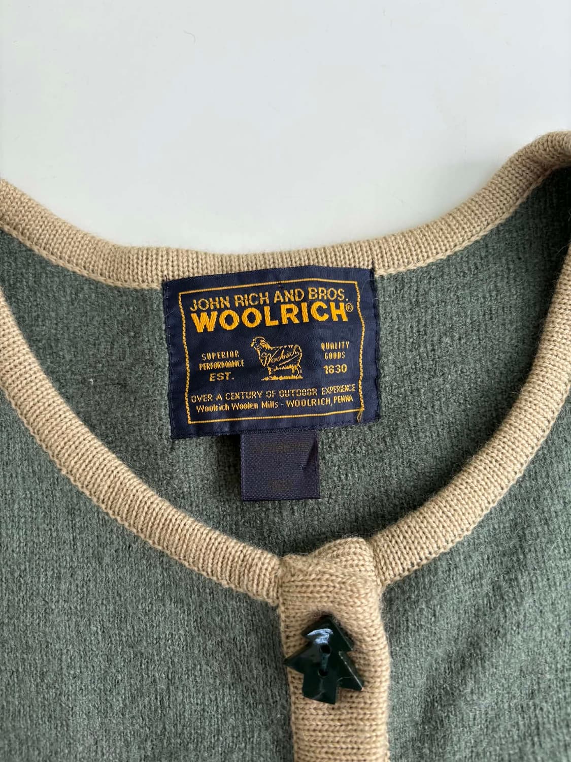 [S] 울리치 크리스마스 트리 니트 베스트 상품이미지6