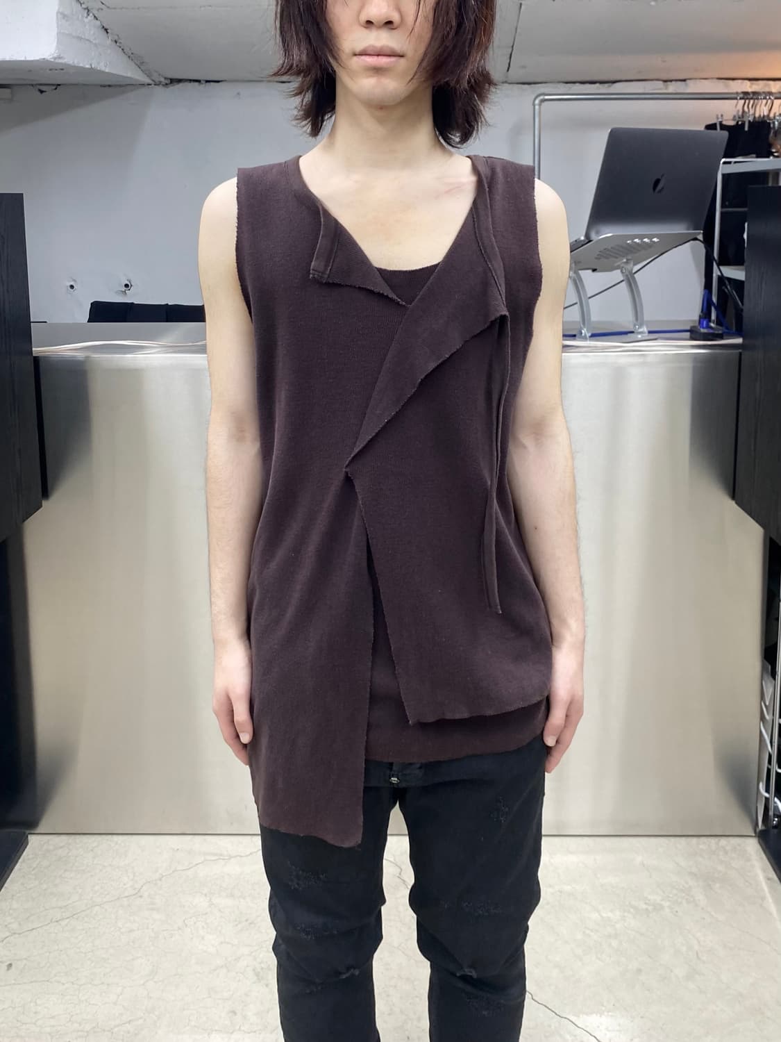 BED J.W. FORD 레이어드 슬리브리스 상품이미지2