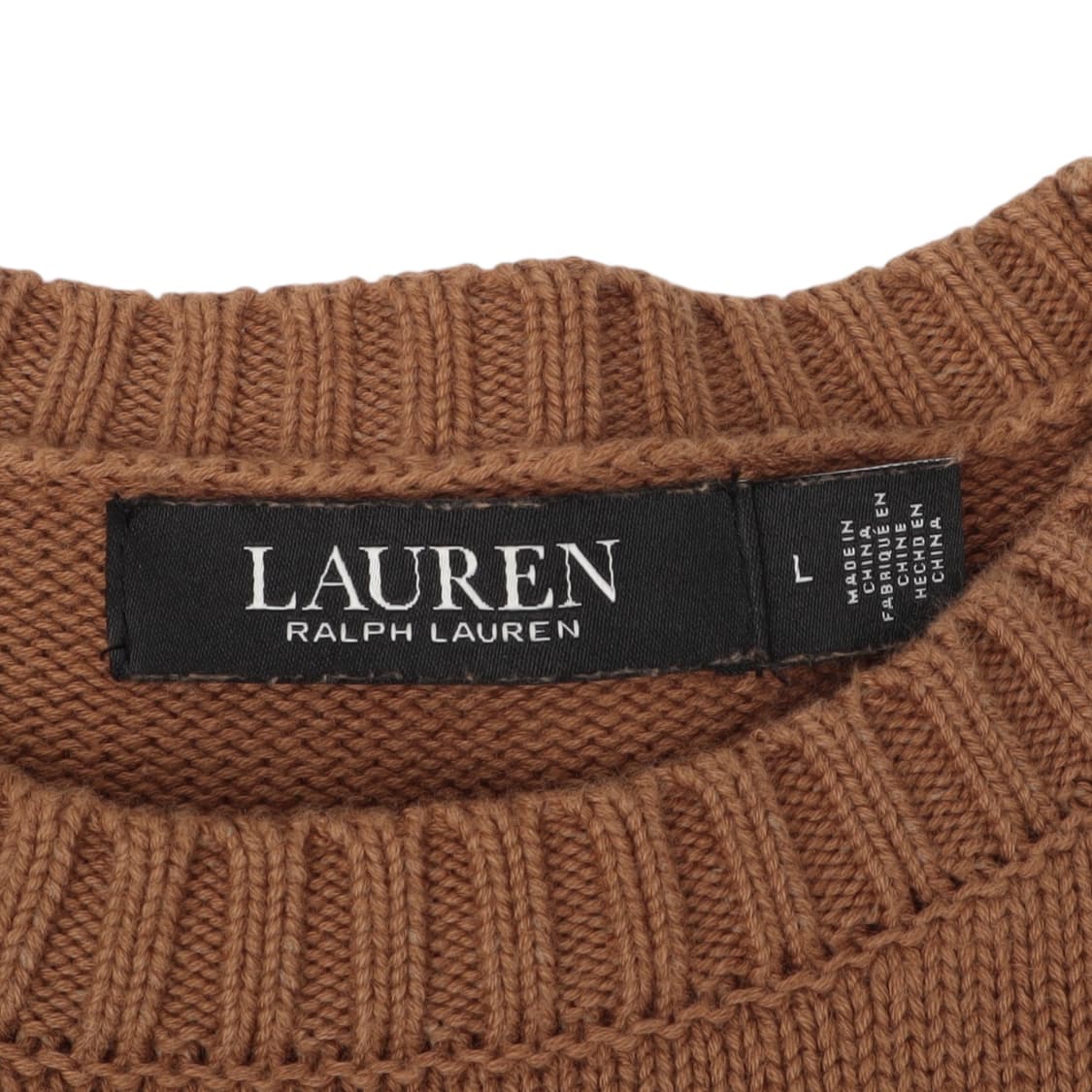 로렌 랄프로렌 브라운 도그 인타르시아 스웨터 니트 상품이미지8