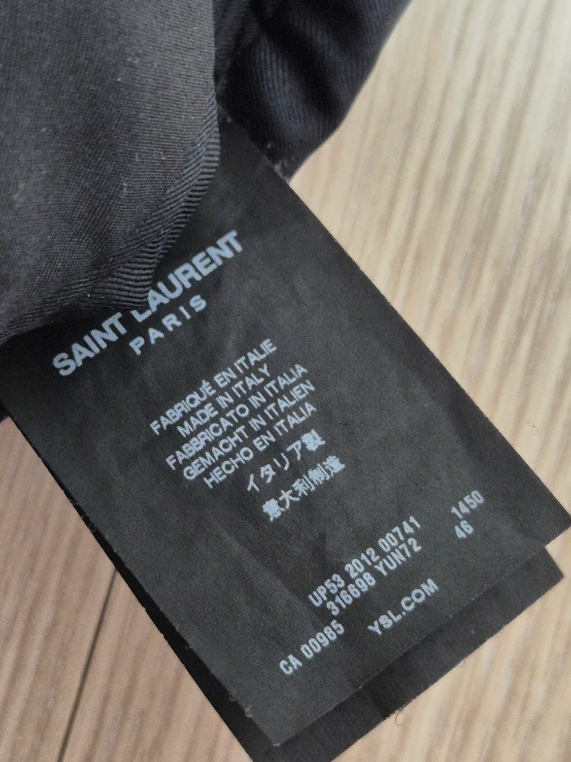 생로랑 글렌체크 그레이 블레이저 46 상품이미지3