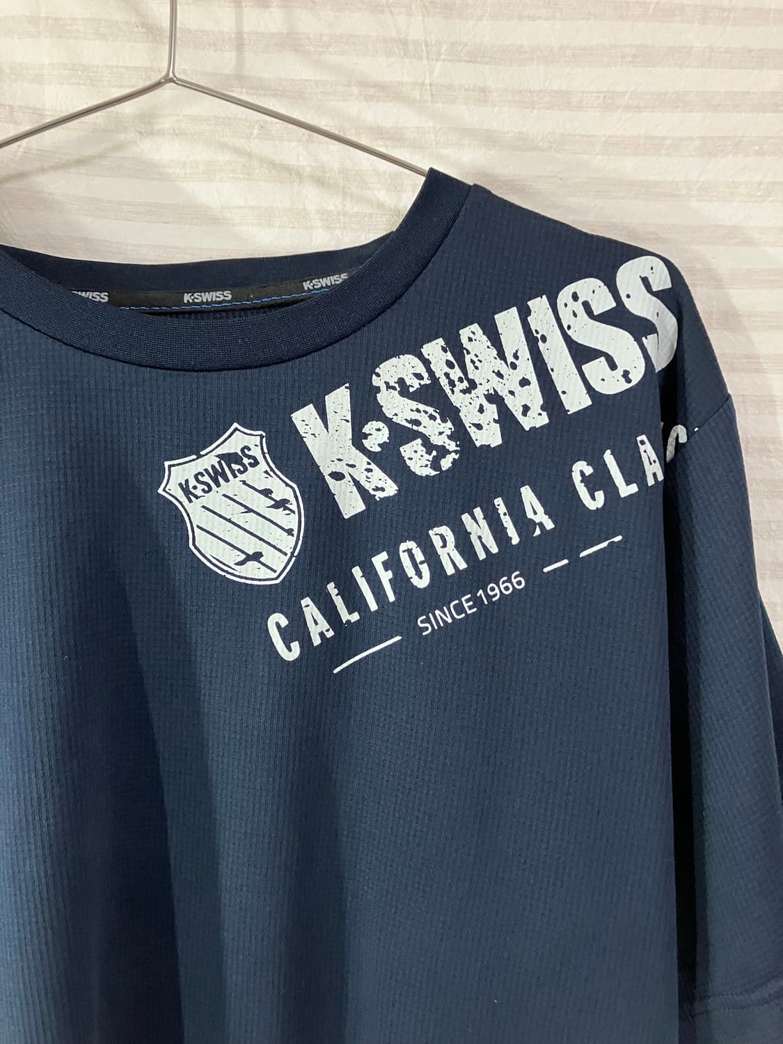 빈티지 네이비 케이스위스 기능 반팔 1022 y2k 스트릿 갸루 펑키 일 상품이미지3