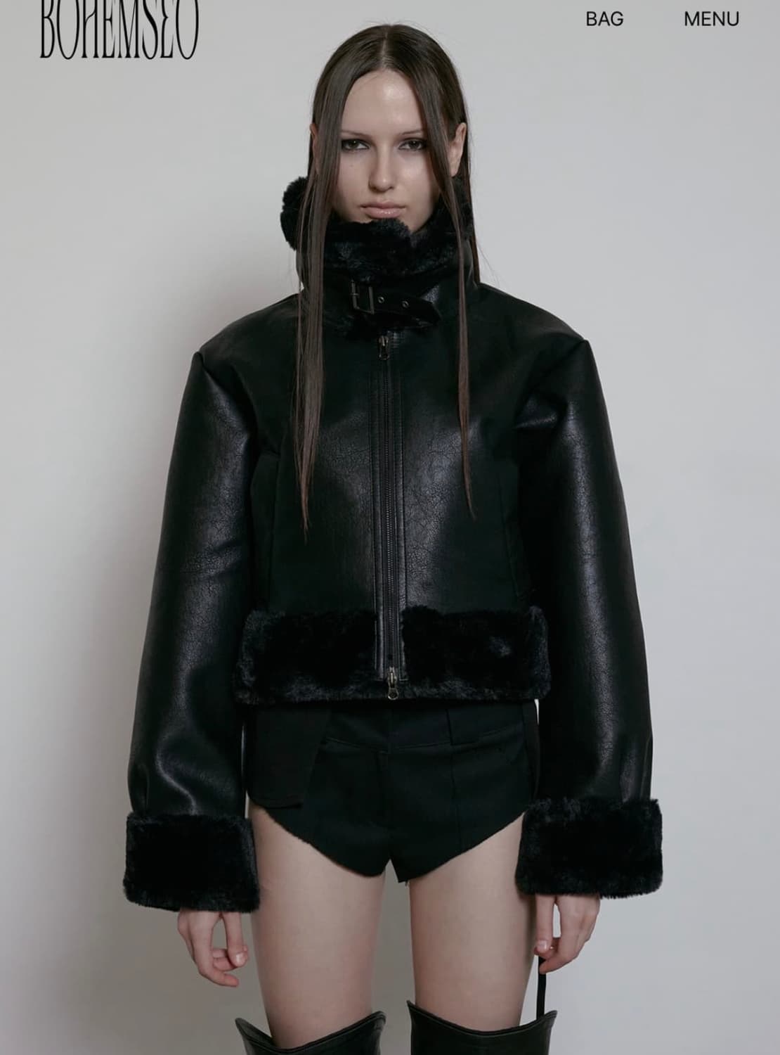 보헤미안 서울 무스탕 24fw 상품이미지1