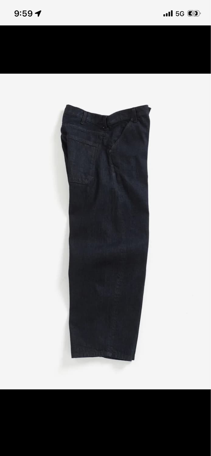 [2] Wide Curve Jeans Washed Indigo 상품이미지2