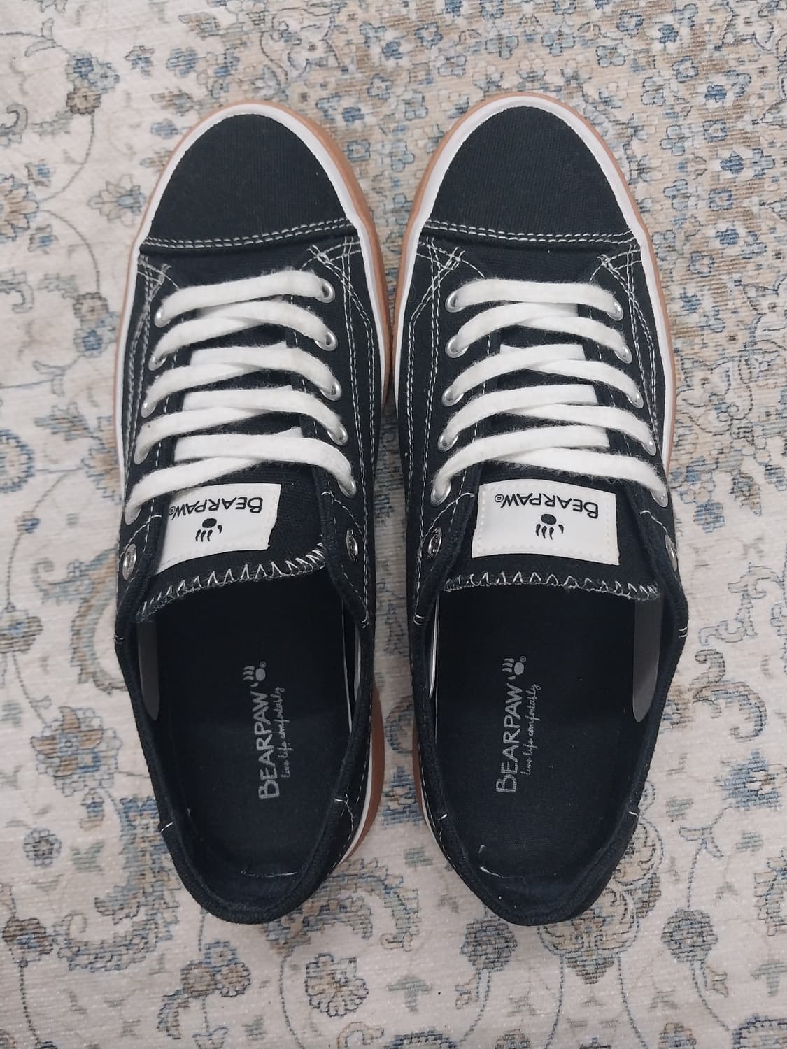 베어파우 블랙 캔버스 스니커즈 250mm 상품이미지5