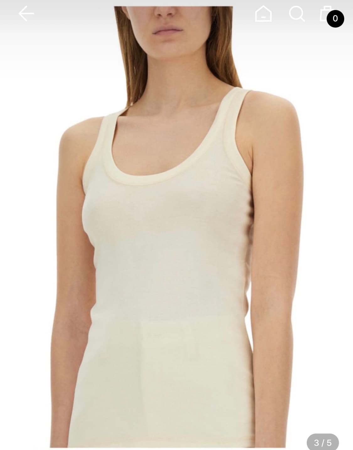 (새상품) 르메르 탱크탑 아이보리 xs 상품이미지1