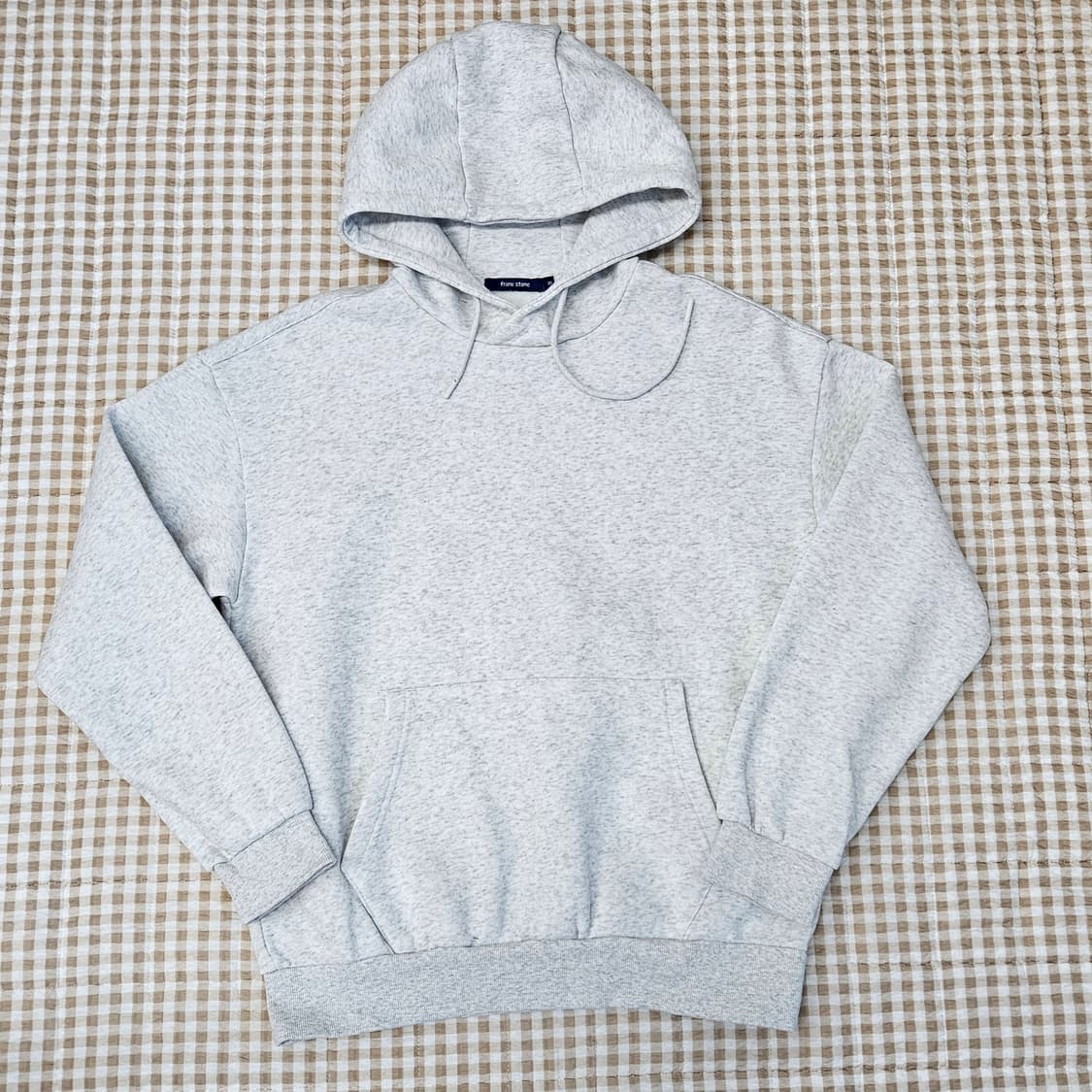 프랭크스톤 오버핏 기모 후드티 남자100 상품이미지1