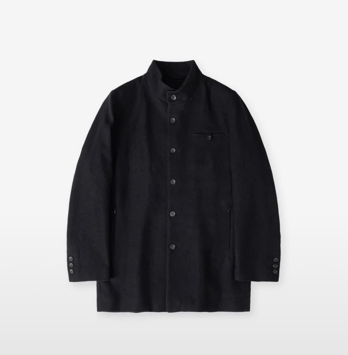 >구매< 해칭룸 스탠드 카라 코트  상품이미지1