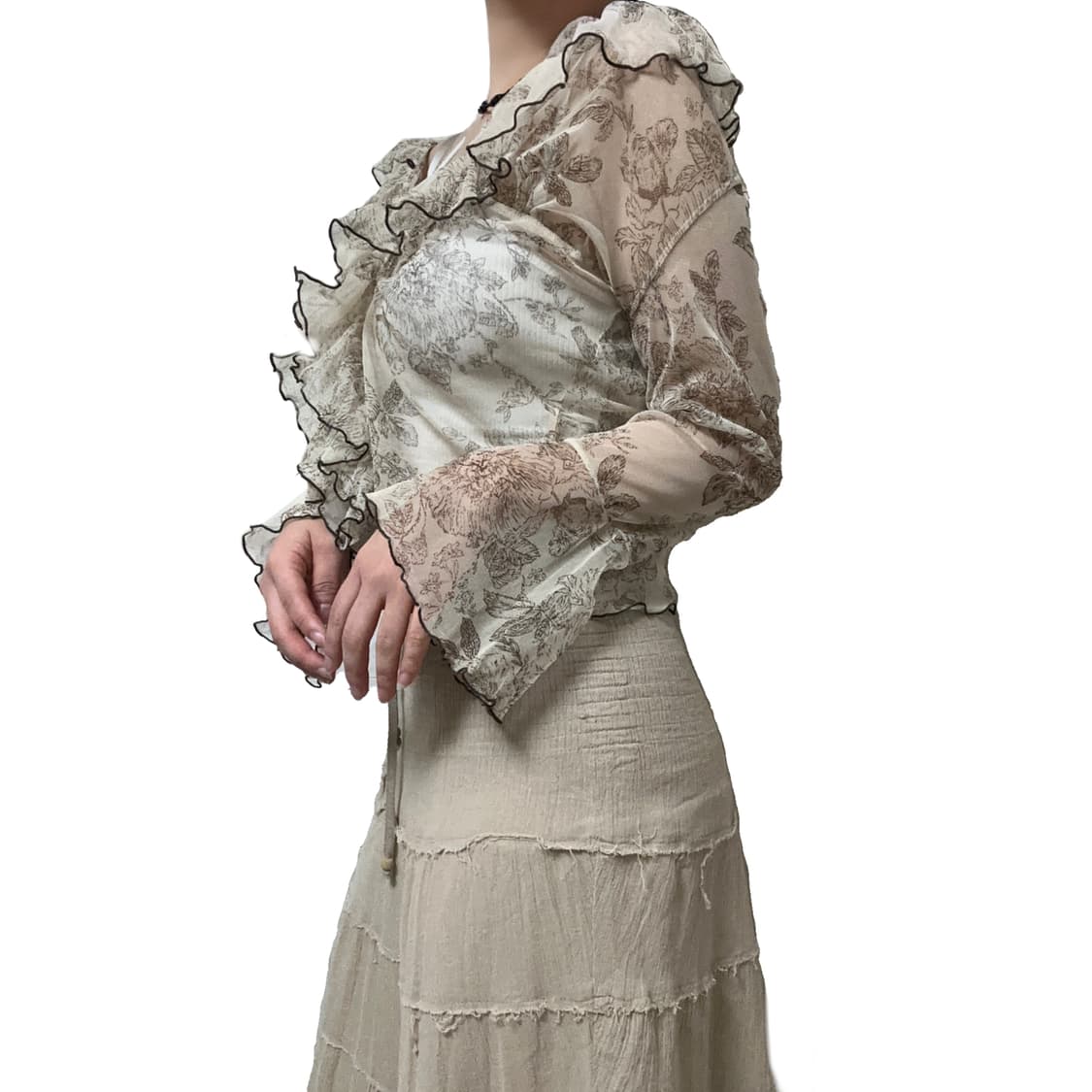 Blouse cardigan  상품이미지2